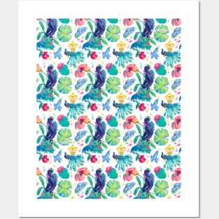 Garden Pattern Posters and Art